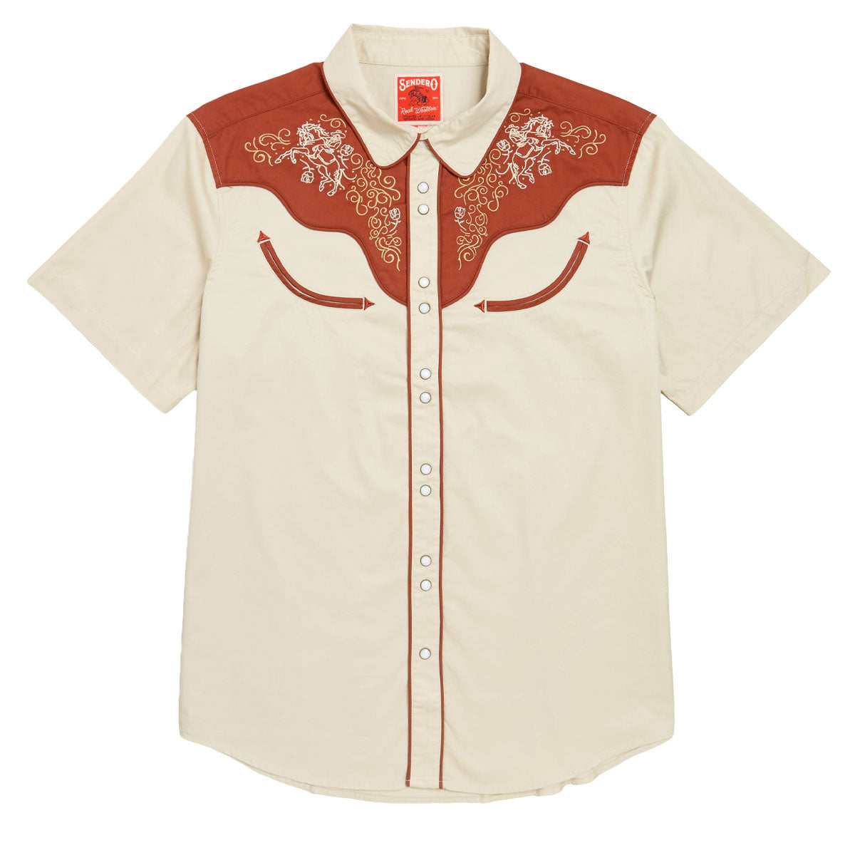 Sendero The Cody Western Shirt - Oat image 1