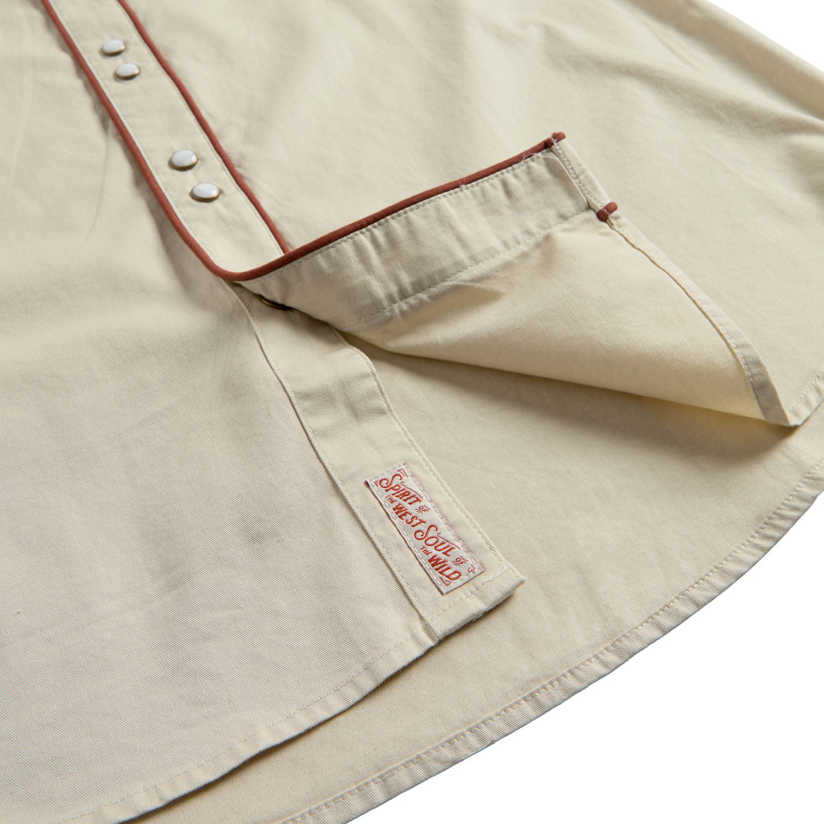 Sendero The Cody Western Shirt - Oat image 4