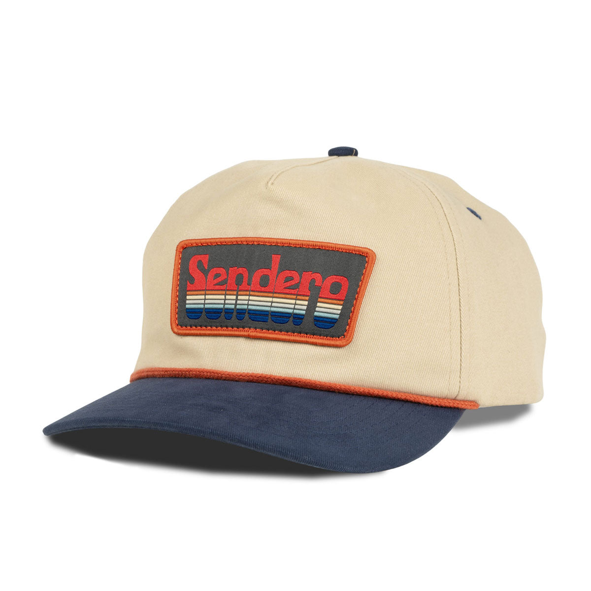 Sendero Retro Logo Hat - Cream/Navy image 1