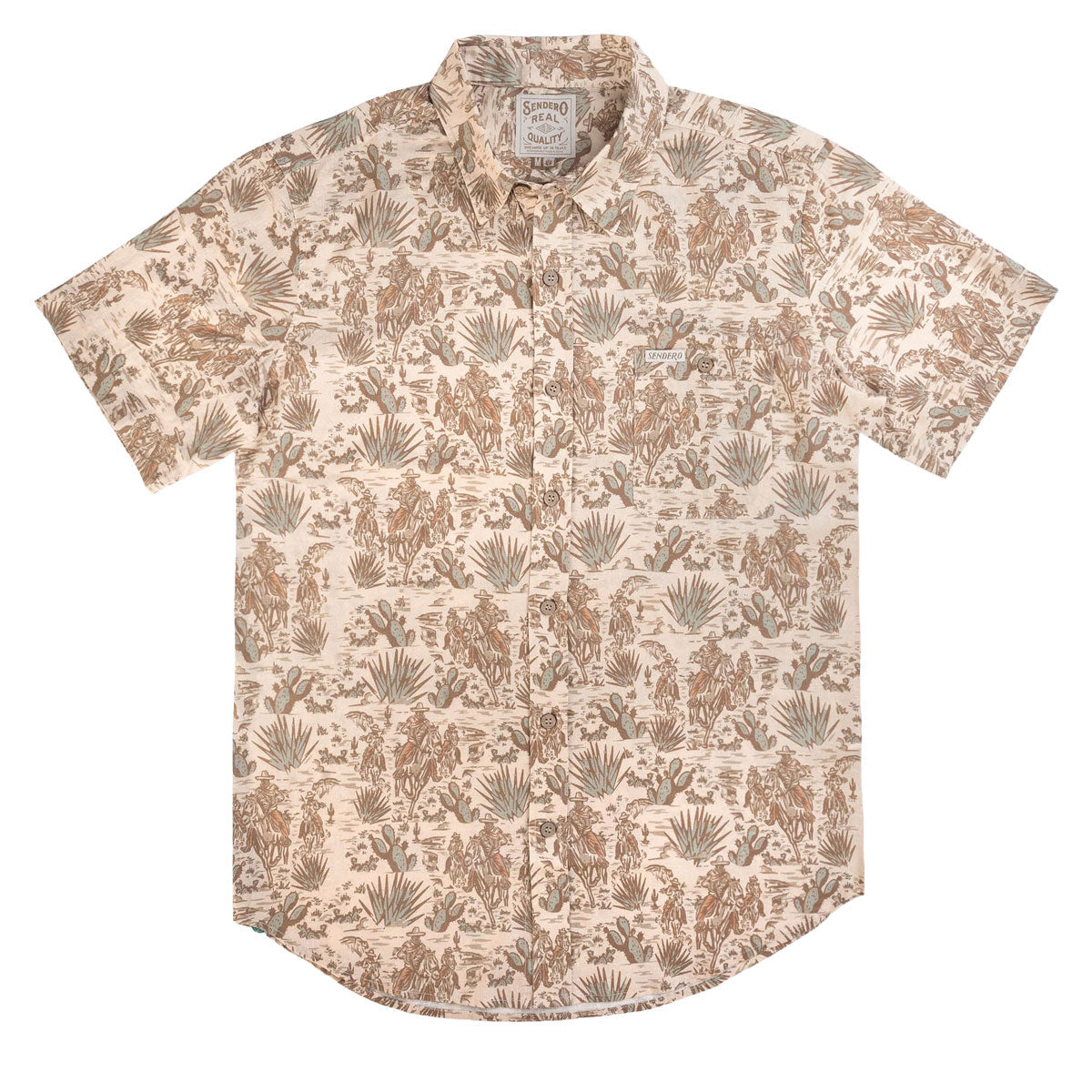 Sendero City Slicker Shirt - Vaqueros Print image 1