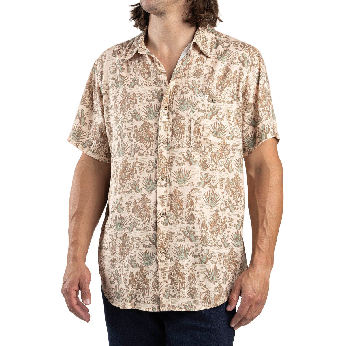 Sendero City Slicker Shirt - Vaqueros Print image 2