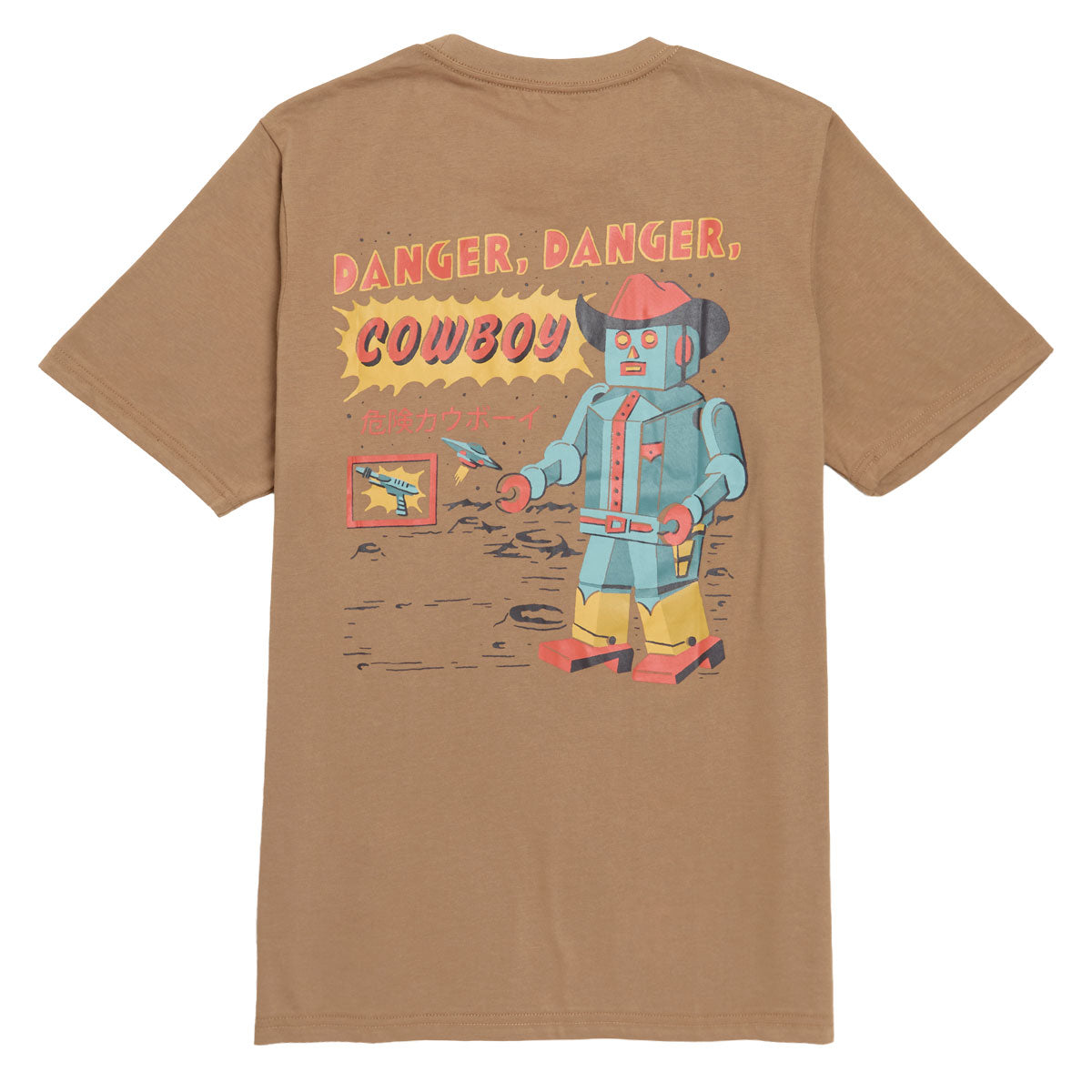 Sendero Danger Cowboy T-Shirt - Light Brown image 1