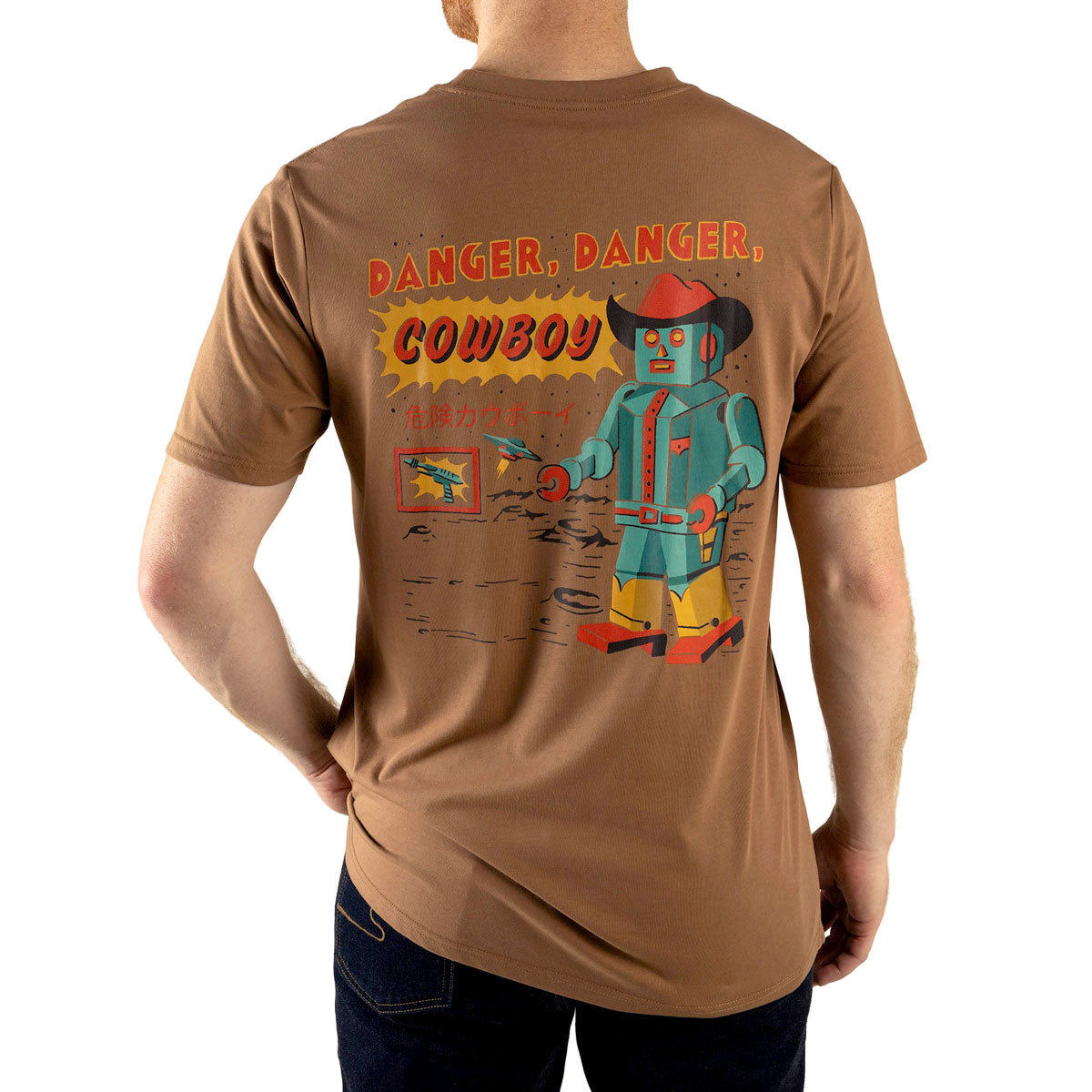 Sendero Danger Cowboy T-Shirt - Light Brown image 3