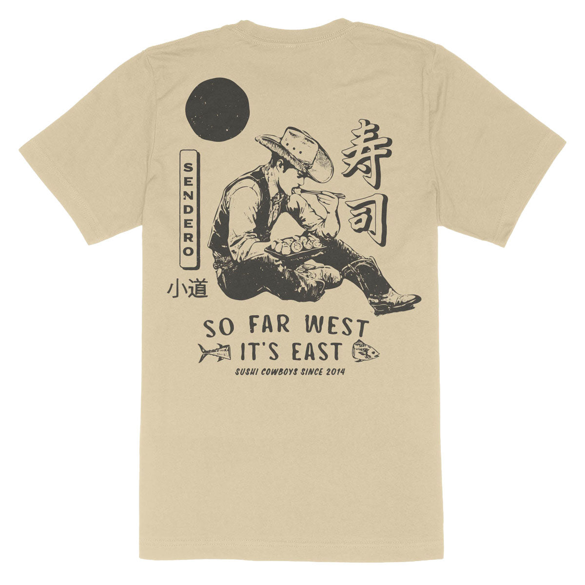 Sendero So Far West T-Shirt - Cream image 1