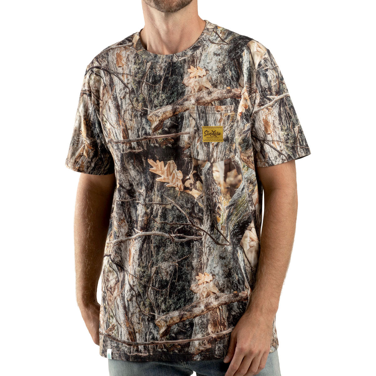 Sendero Logo Vintage Pocket T-Shirt - Will Tree Camo image 2