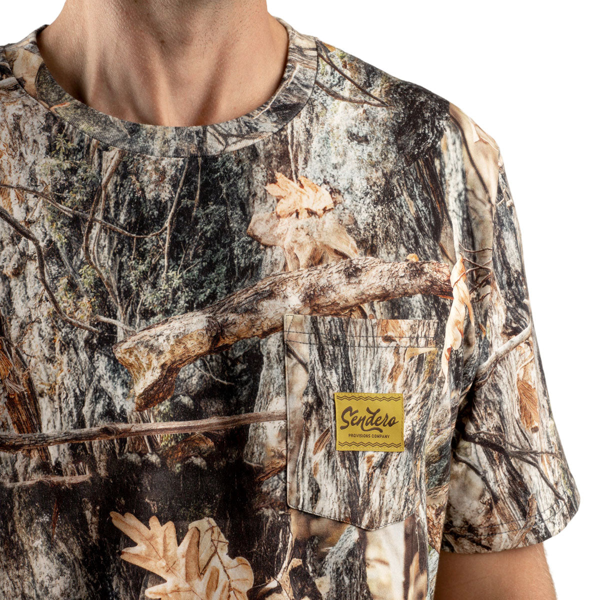 Sendero Logo Vintage Pocket T-Shirt - Will Tree Camo image 4