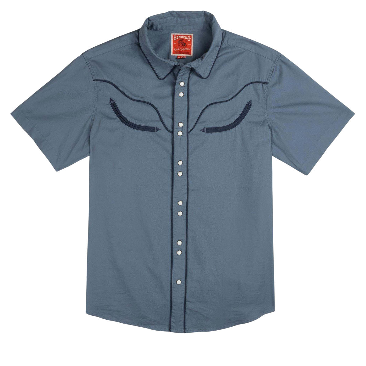 Sendero The Prescott Western Shirt - Faded Navy image 1