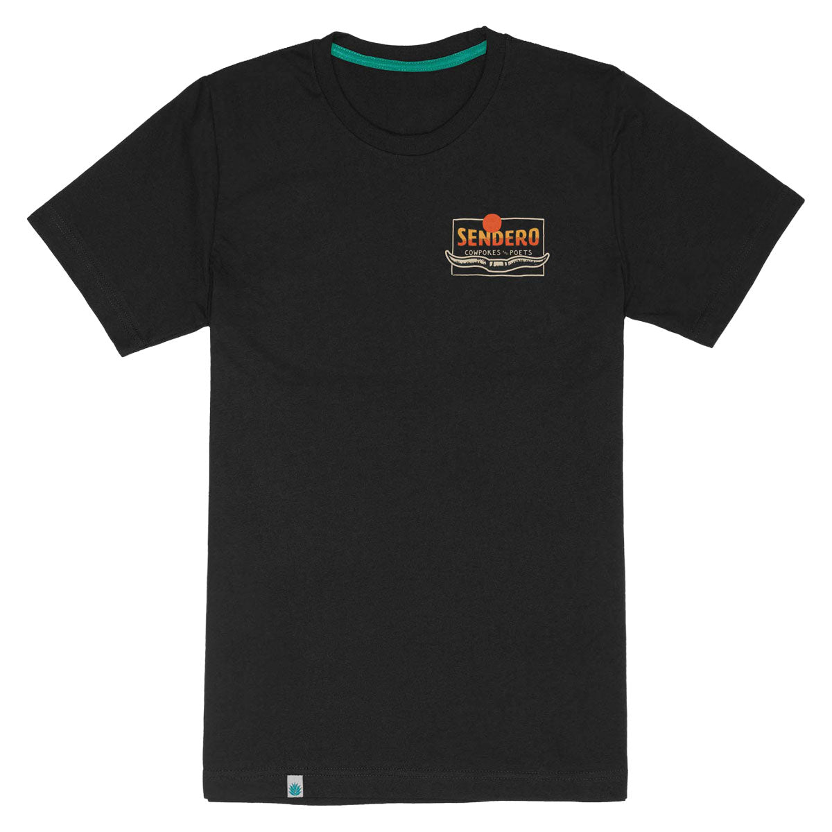 Sendero Cowpokes & Poets T-Shirt - Black image 2