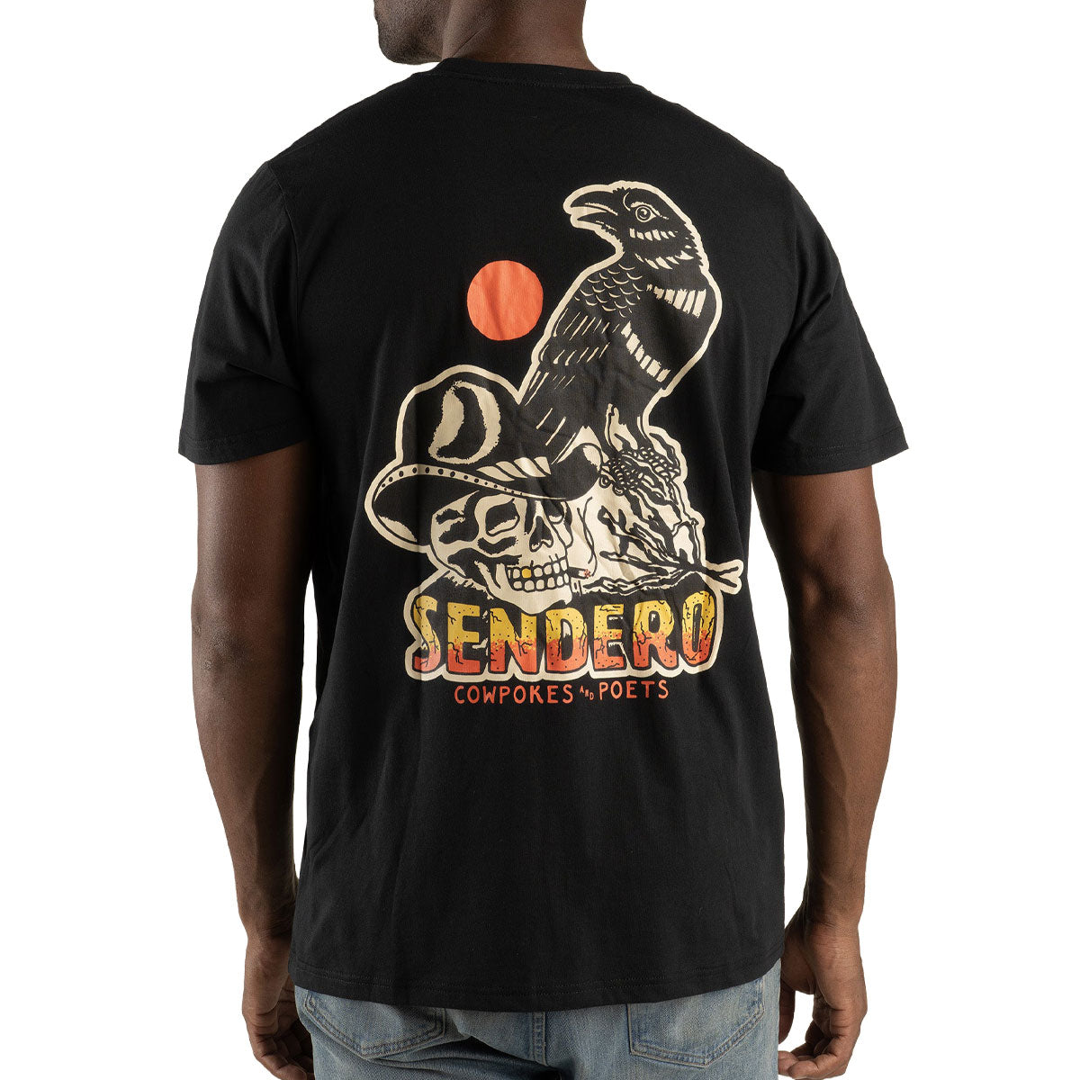 Sendero Cowpokes & Poets T-Shirt - Black image 4