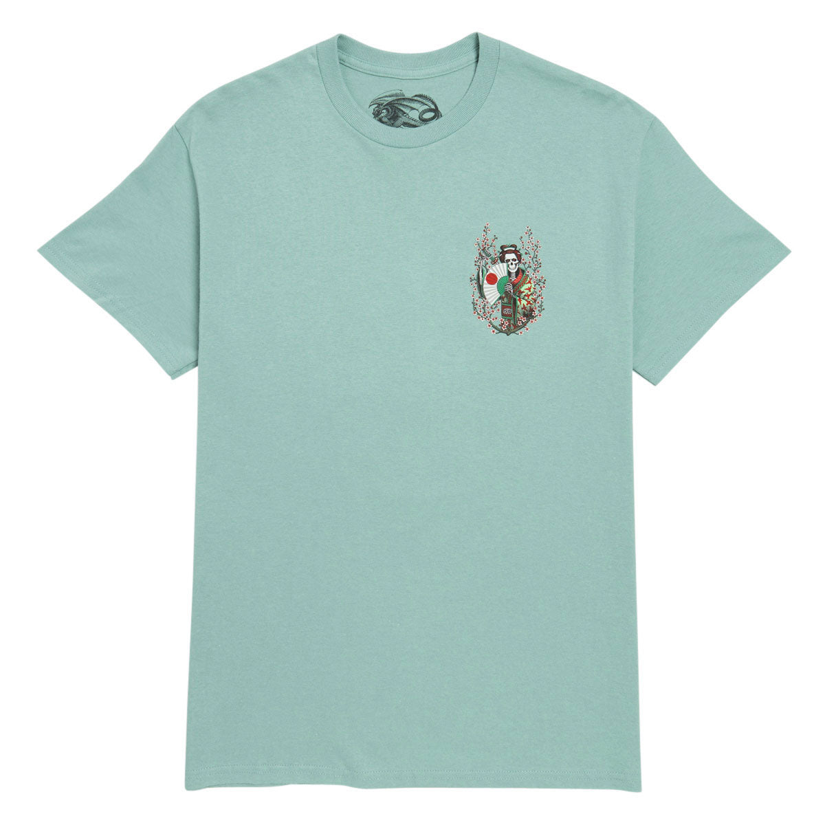 Powell-Peralta Sakura Yosozumi Samurai T-Shirt - Aquatic Blue image 2