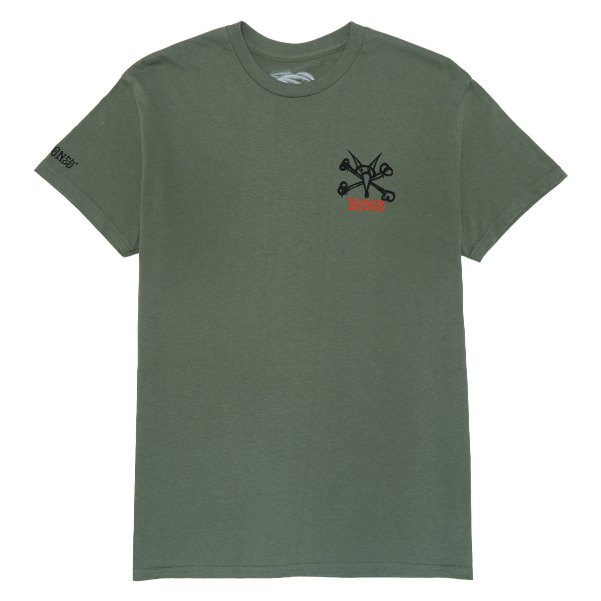 Powell-Peralta Rat Bones T-Shirt - Military Green II image 2