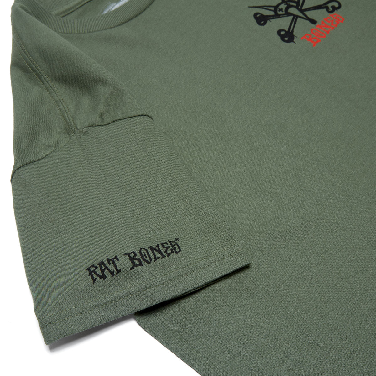 Powell-Peralta Rat Bones T-Shirt - Military Green II image 3