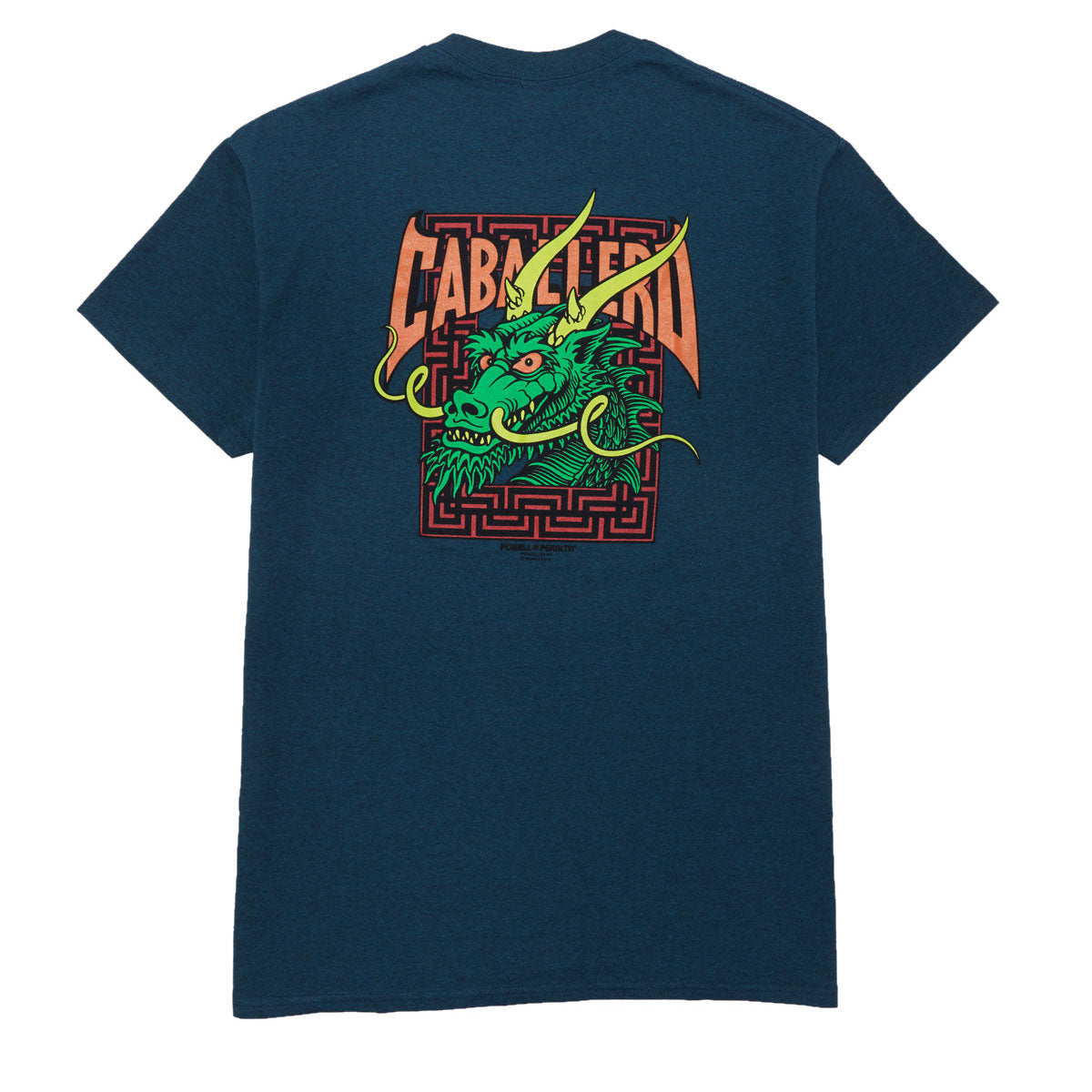 Powell-Peralta Cab Street Dragon T-Shirt - Midnight Teal image 1