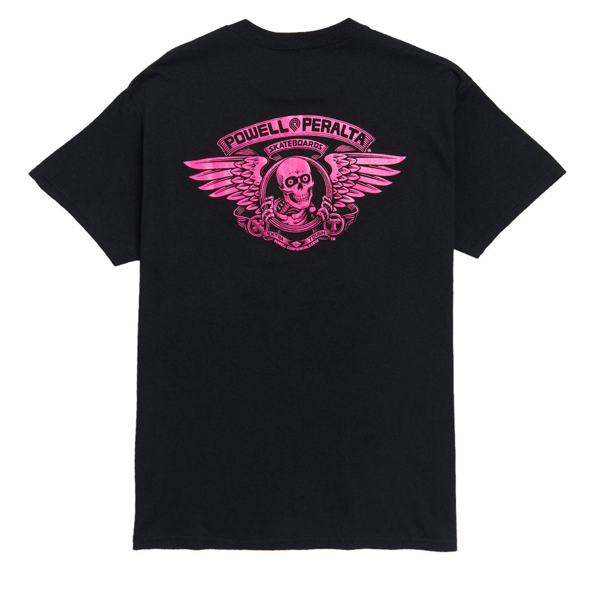 Powell-Peralta Winged Ripper T-Shirt - Blacklight Pink/Black image 1