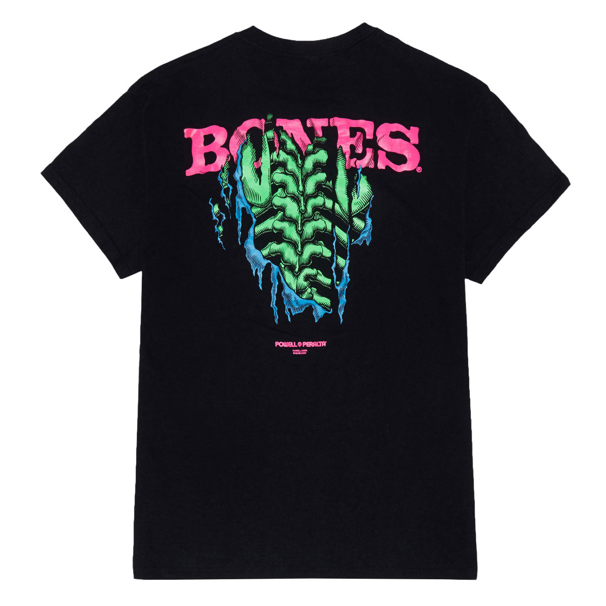 Powell-Peralta Shred T-Shirt - Blacklight/Black image 1