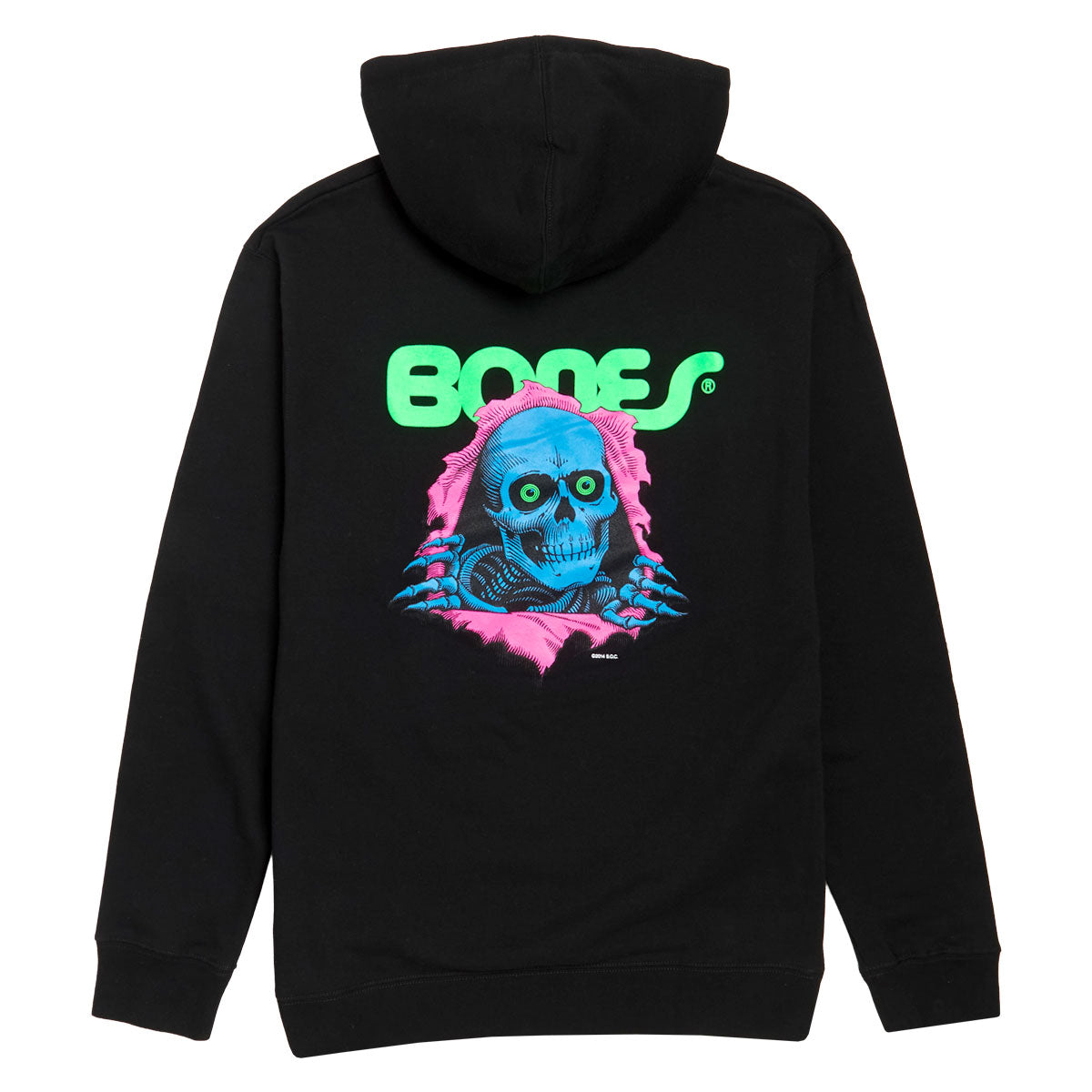 Powell-Peralta Ripper Hoodie - Blacklight Black image 1