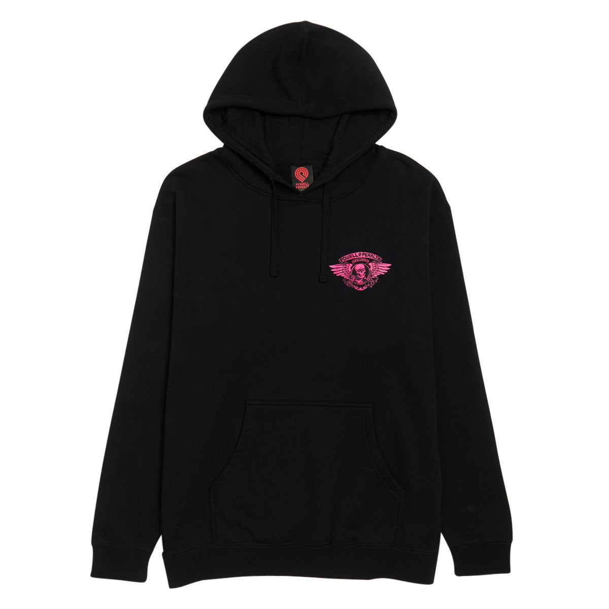 Powell-Peralta Winged Ripper Hoodie - Pink Blacklight/Black image 2