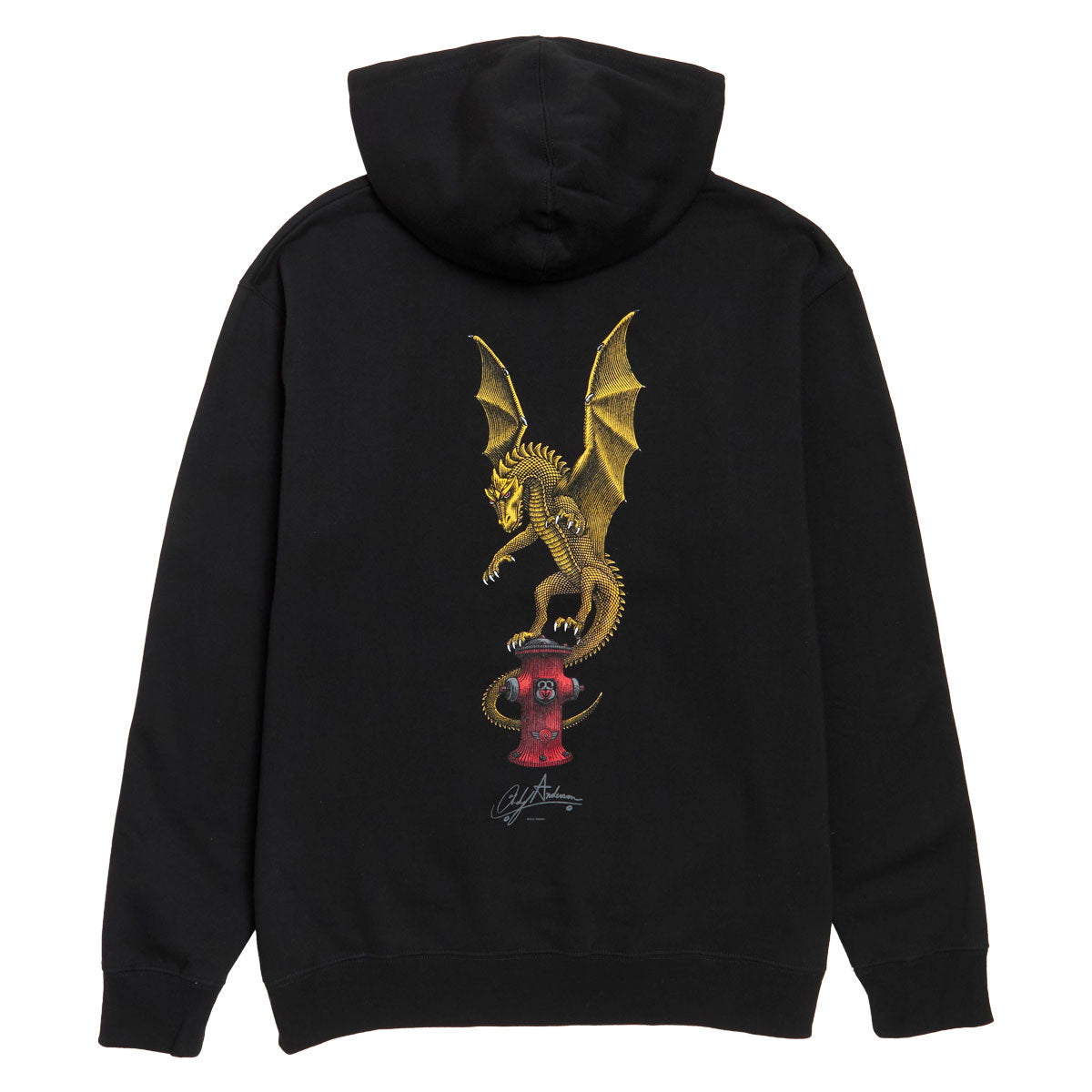 Powell-Peralta Andy Anderson Hydrant Hoodie - Black image 2