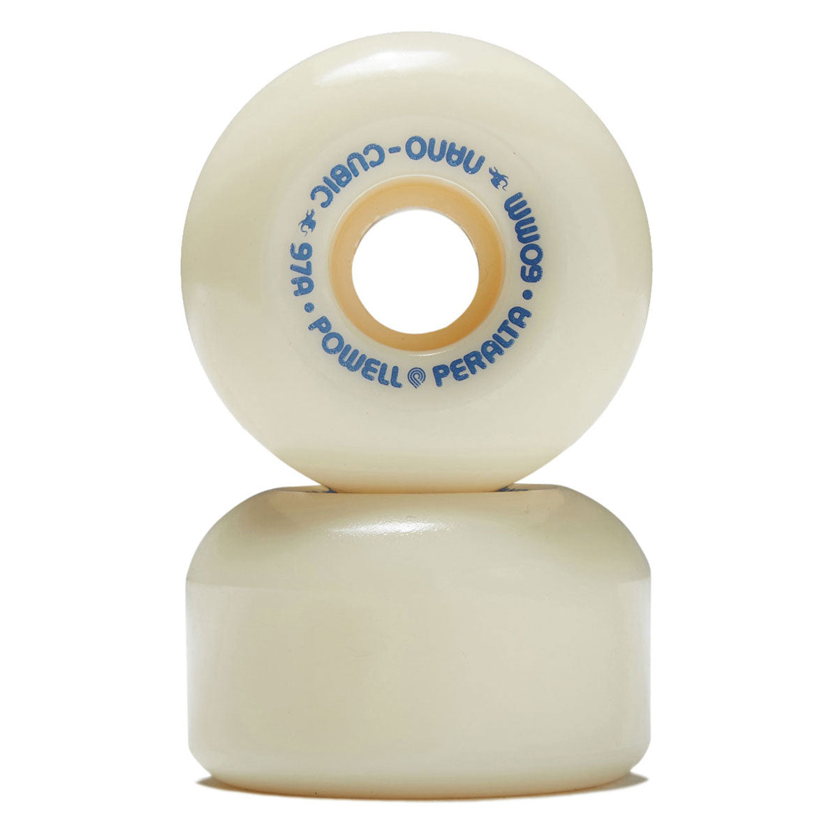 Powell-Peralta Dragon Formula Nano Cubic 97a Skateboard Wheels - Off White - 60mm image 2