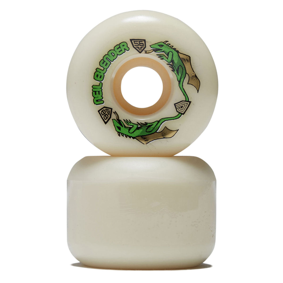 Powell-Peralta Dragon Formula Niel Blender 88a A2 Skateboard Wheels - Off White - 56mm image 2