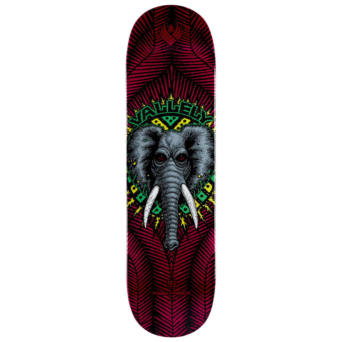 Powell-Peralta Flight Mike Vallely Elephant Skateboard Deck - Pink Foil - 8.38