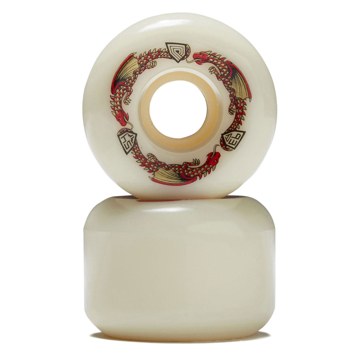 Powell-Peralta Dragon Formula 93a A2 Skateboard Wheels - Off White II - 54mm image 2