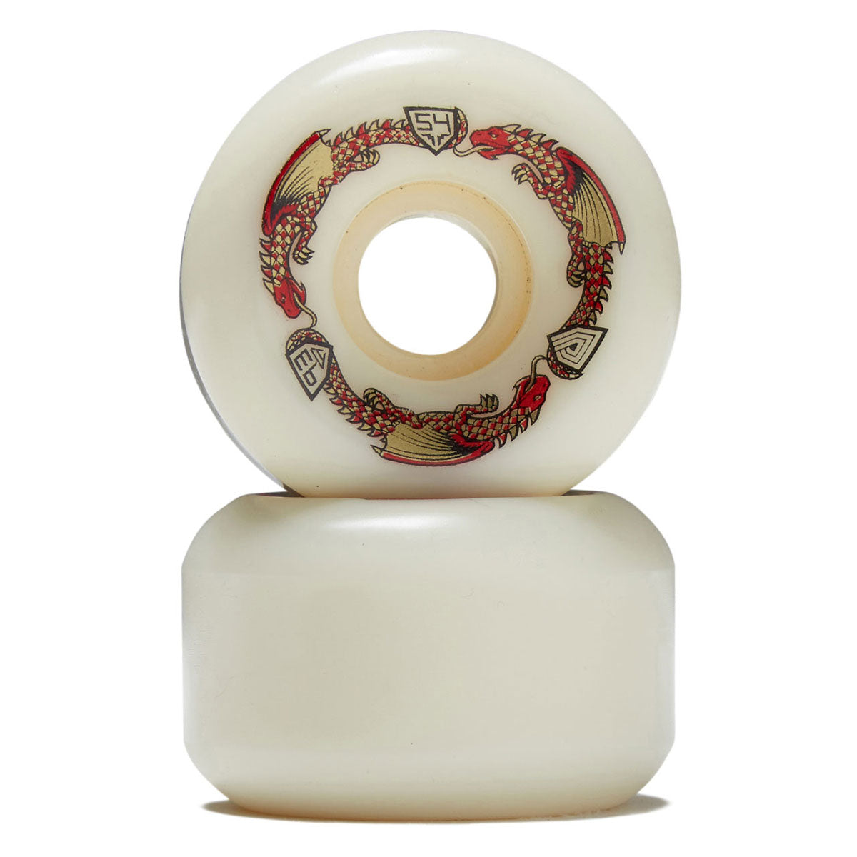 Powell-Peralta Dragon Formula 93a V6 Skateboard Wheels - Off White II - 54mm image 2