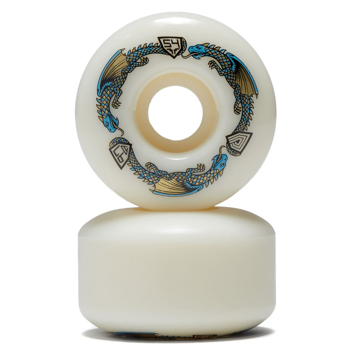Powell-Peralta Dragon Formula 97a V4 Skateboard Wheels - Off White - 54mm image 2