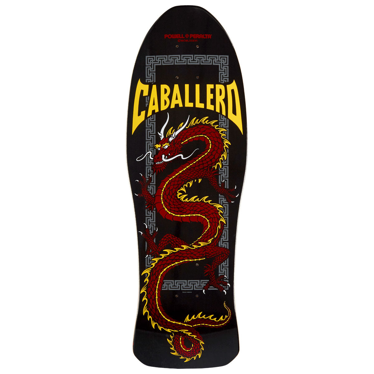Powell-Peralta Steve Caballero Chinese Dragon 23 Skateboard Deck - Red Foil - 10.00
