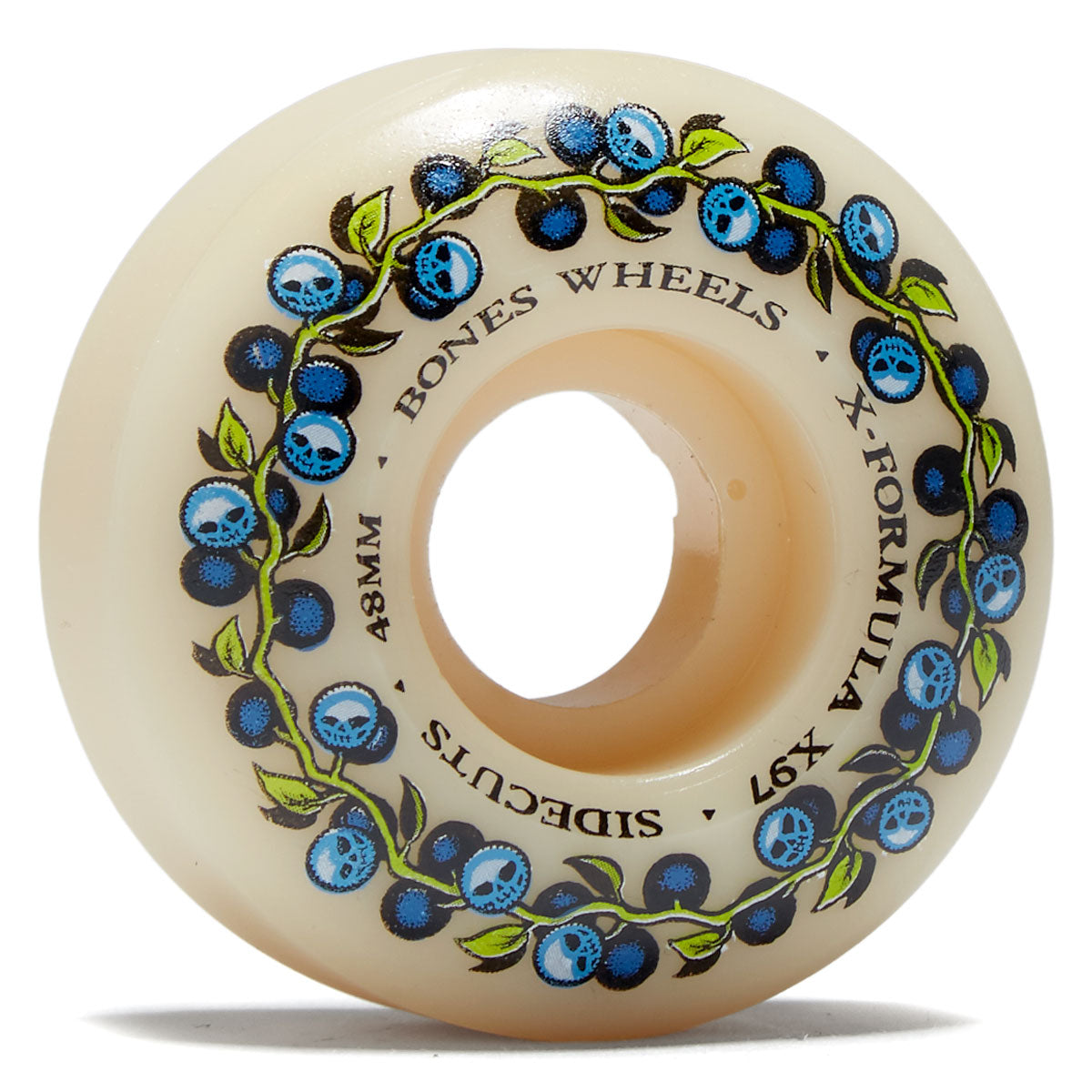 Bones X Formula Skull Berries 97a V5 Sidecuts Skateboard Wheels - 48mm image 1