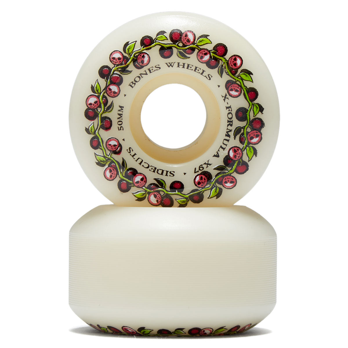 Bones X Formula Skull Berries 97a V5 Sidecuts Skateboard Wheels - 50mm image 2