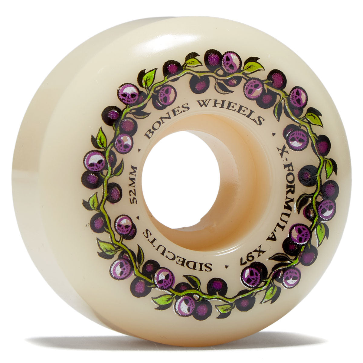 Bones X Formula Skull Berries 97a V5 Sidecuts Skateboard Wheels - 52mm image 1