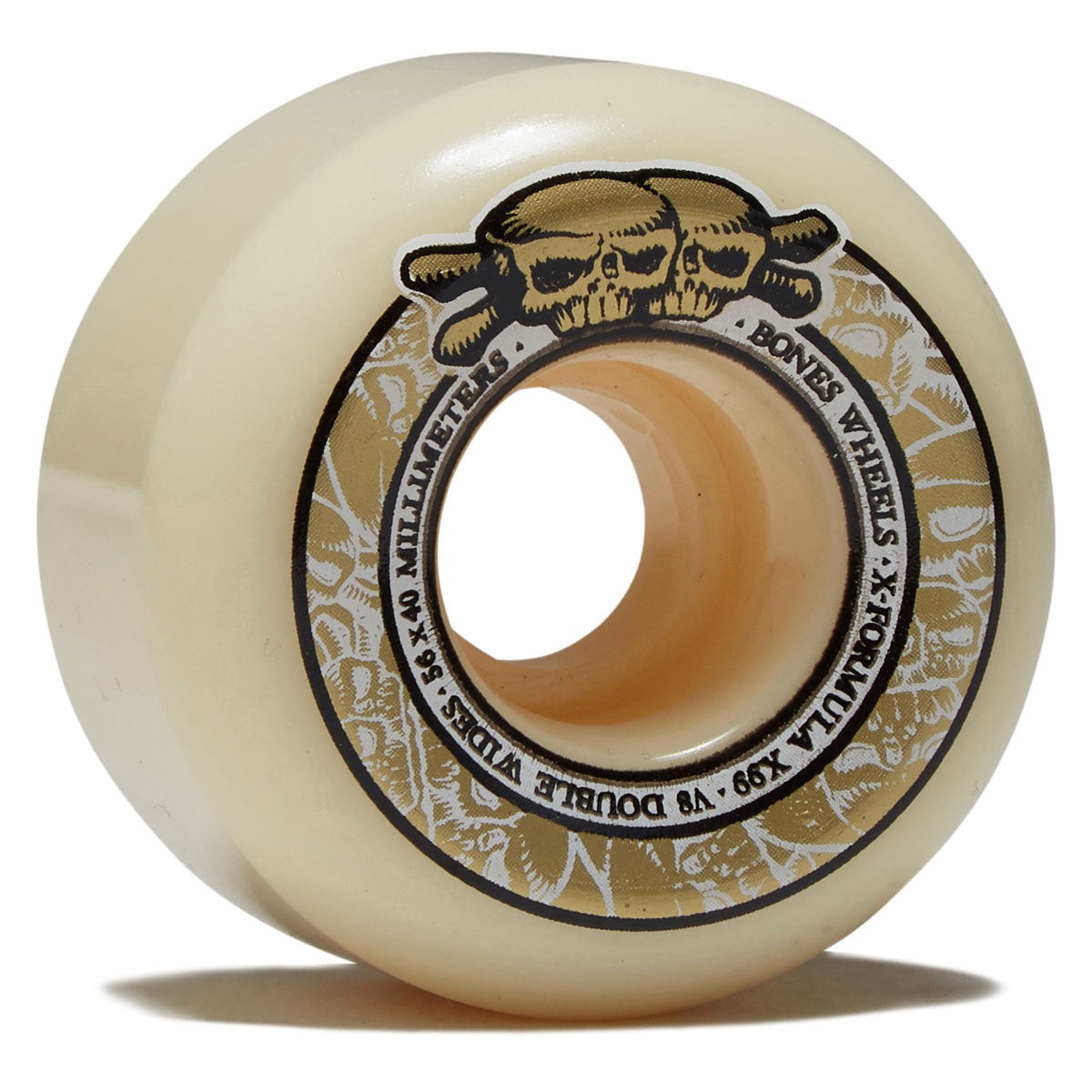 Bones X-Formula Double Wides 99a V8 Double Wide Skateboard Wheels - 56mm image 1
