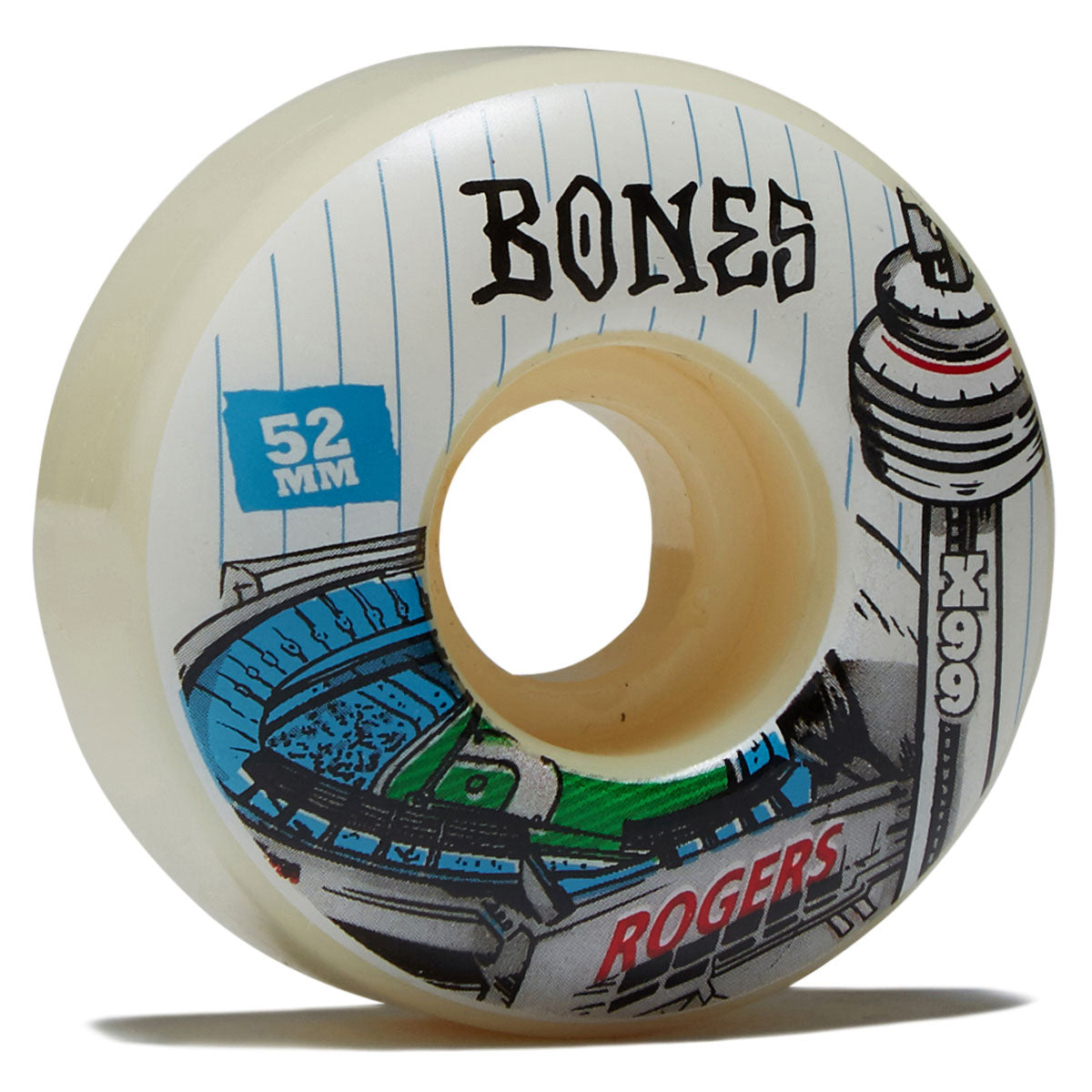 Bones X Formula TJ Rogers Centre 99a V1 Skateboard Wheels - 52mm image 1
