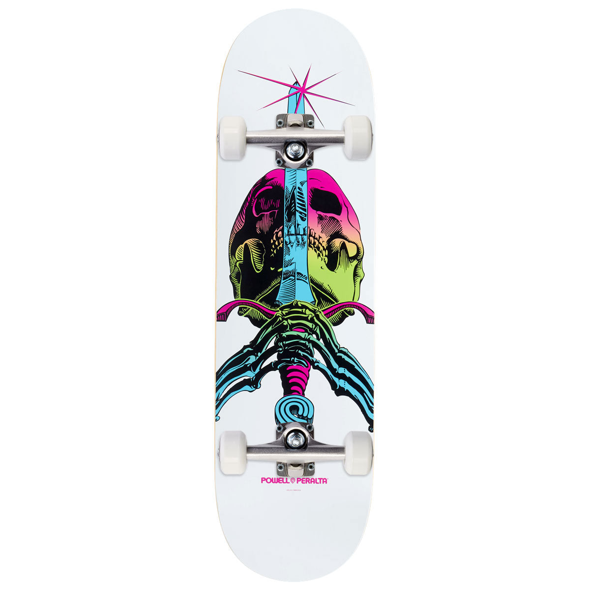 Powell-Peralta Ray Rodriguez Skull & Sword Skateboard Complete - Lime Fade/White - 9.00