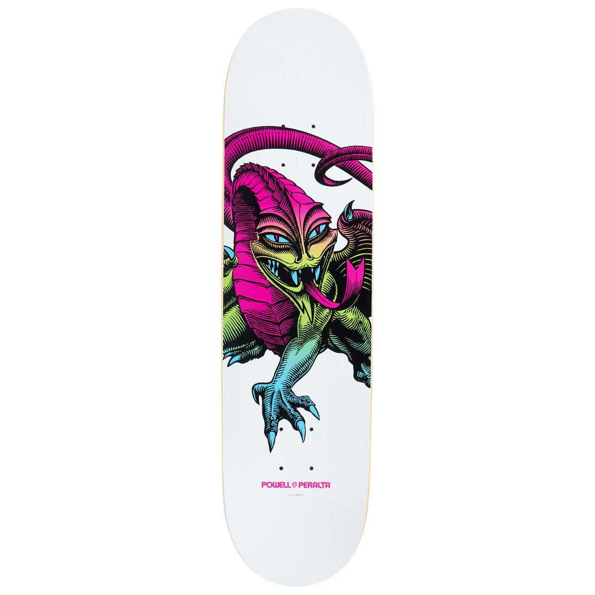 Powell-Peralta Steve Caballero Dragon Skateboard Deck - Lime Fade/White - 8.25
