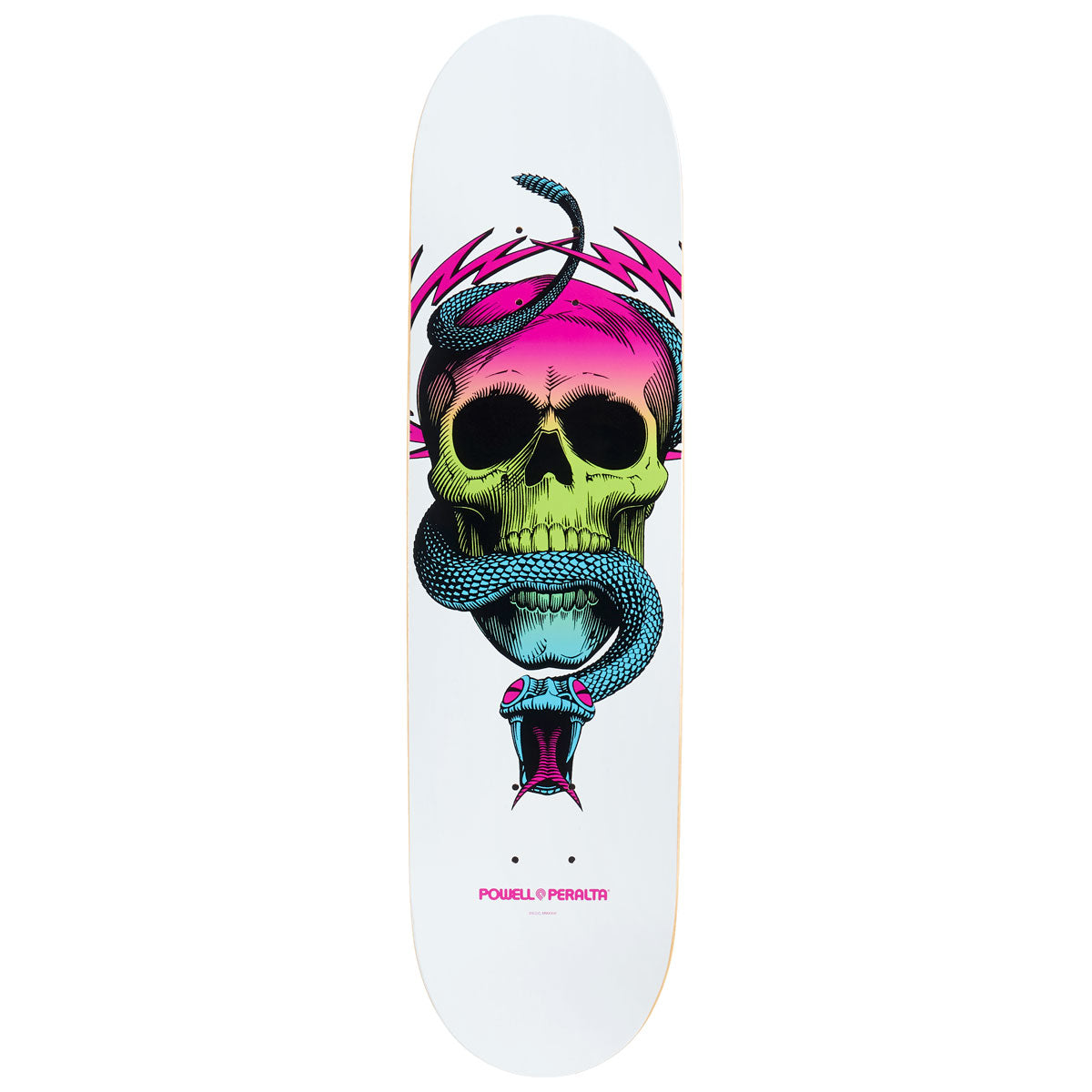 Powell-Peralta Mike McGill Skull & Snake Skateboard Deck - Lime Fade/White - 8.00