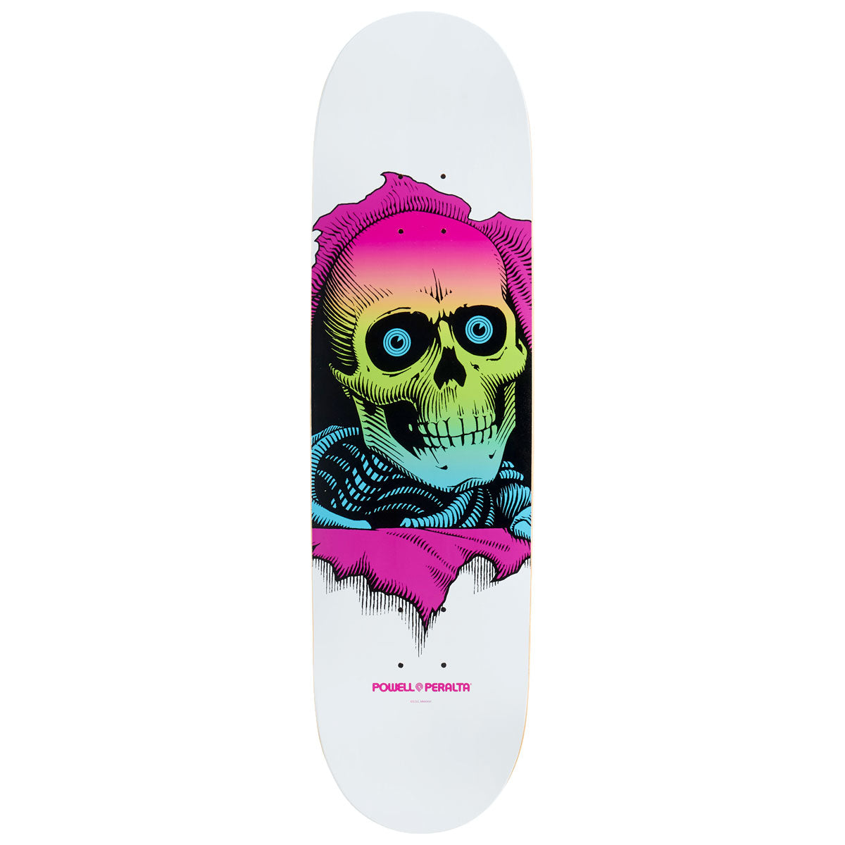 Powell-Peralta Ripper Skateboard Deck - Lime Fade/White - 8.50