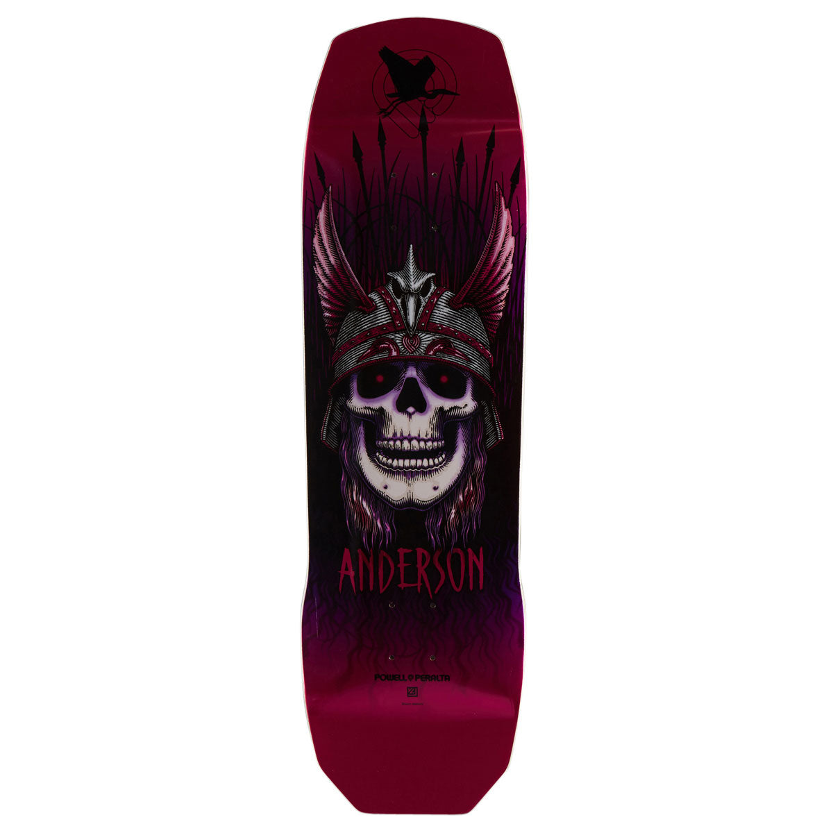 Powell-Peralta Andy Anderson Heron 04 Skateboard Deck - Pink Foil - 9.130