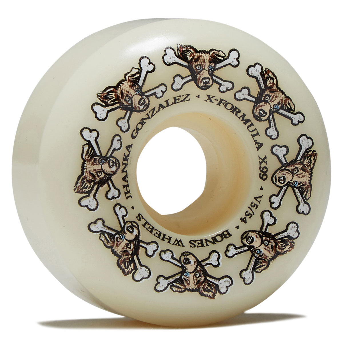 X-Formula Jhanka Gonzalez Vato Dog 99a V5 Sidecut Skateboard Wheels - 54mm image 1