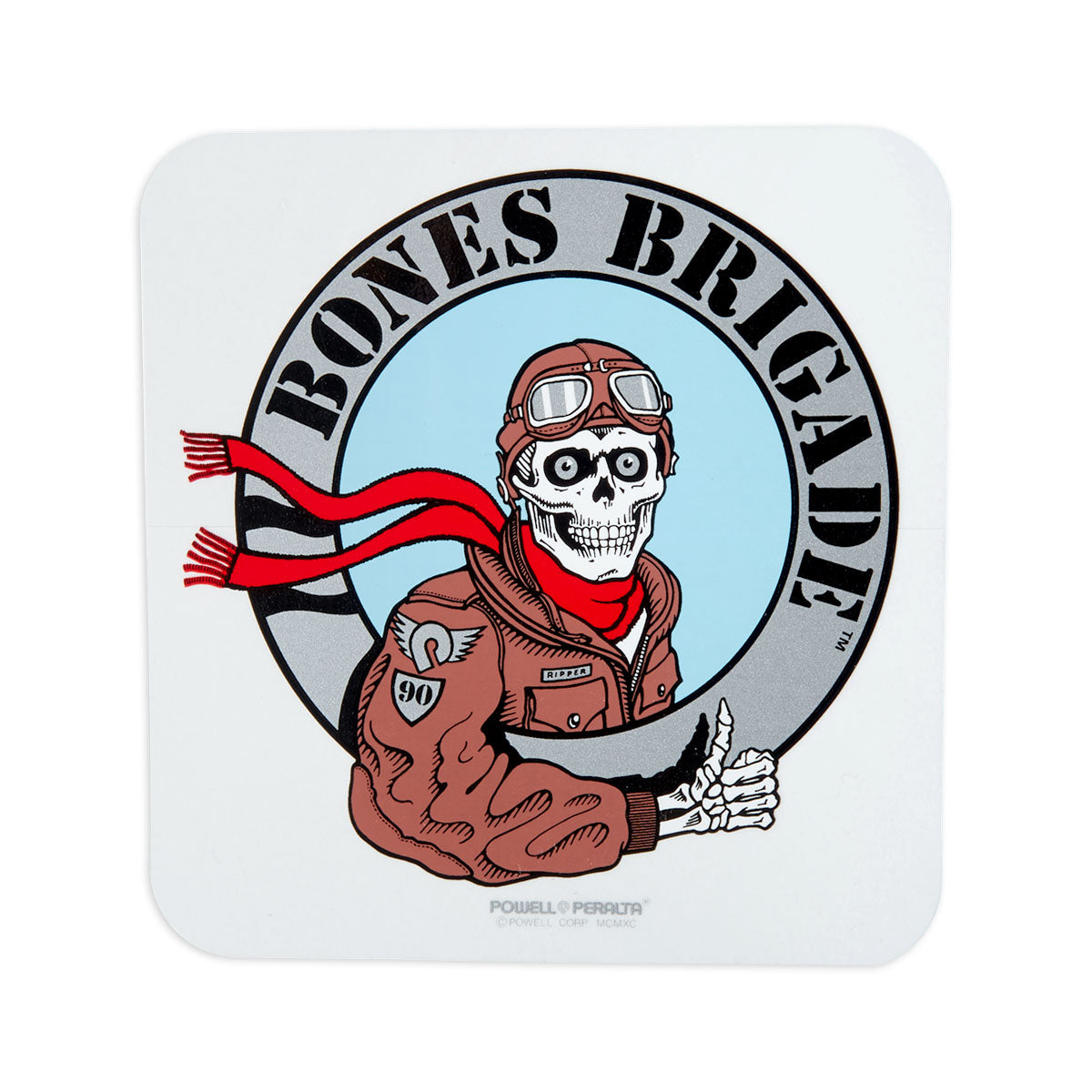 Bones Brigade Ripper Pilot Stickers - Metallic image 1
