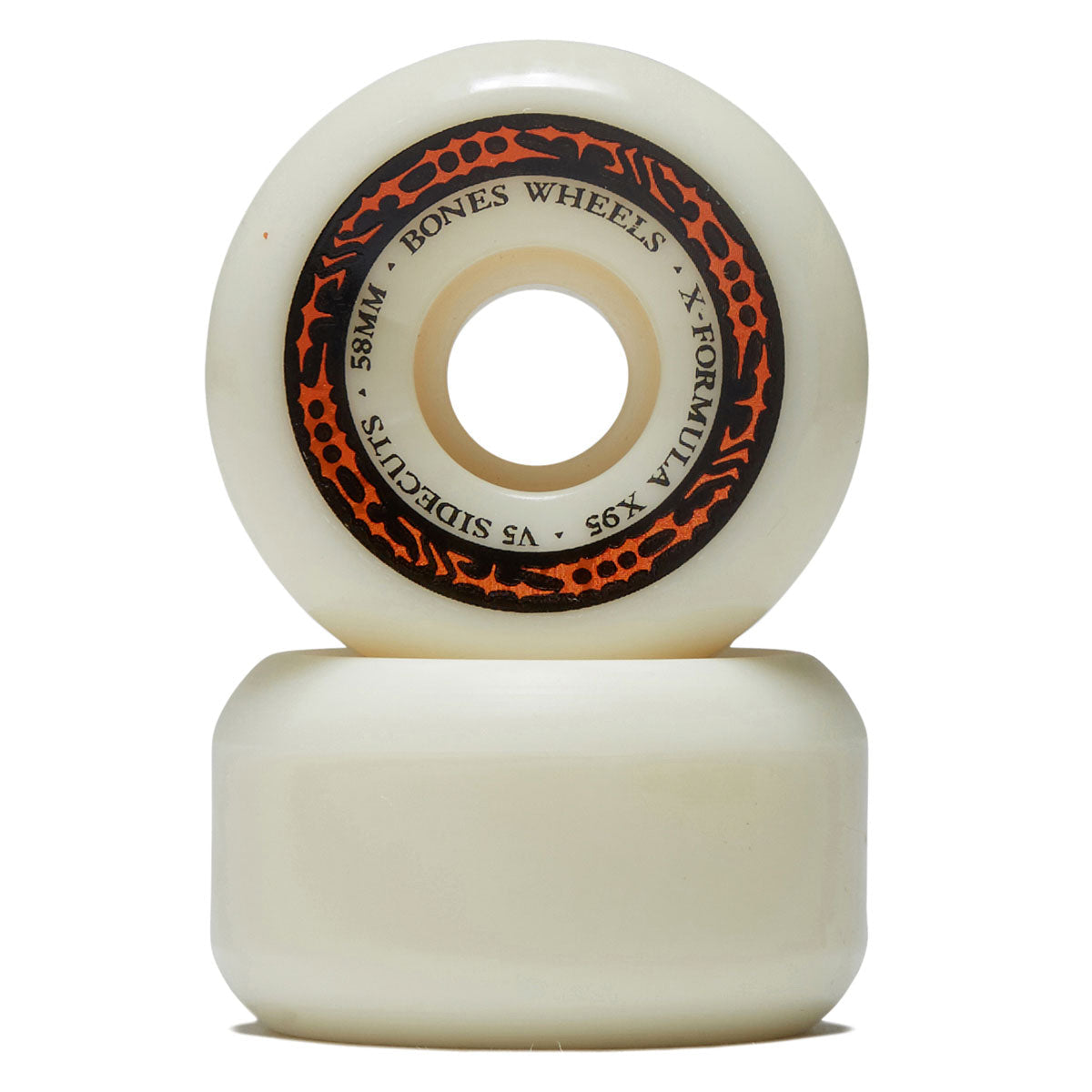Bones X-Formula Sidecuts 95a V5 Sidecut Skateboard Wheels - 58mm image 2