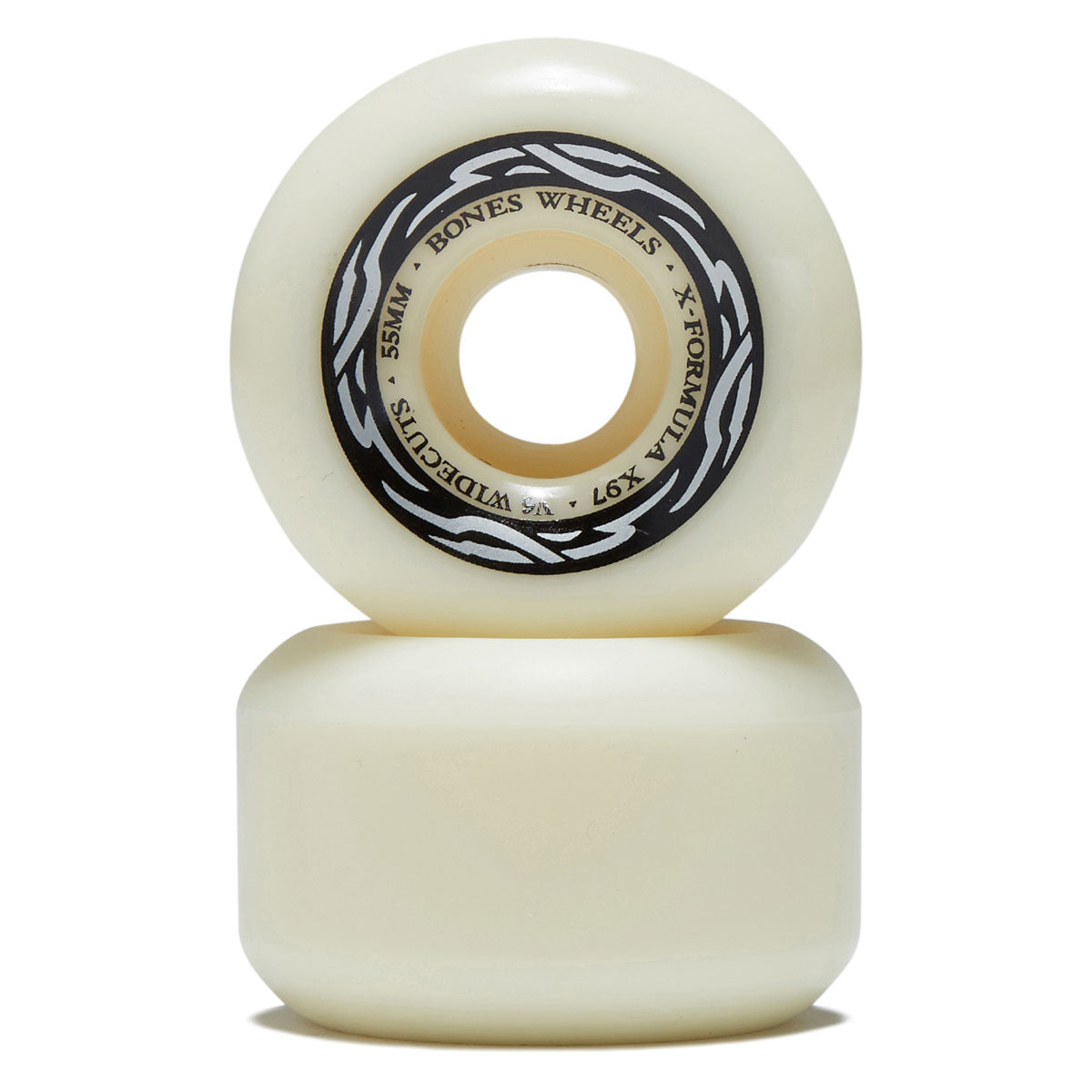 Bones X-Formula Widecuts 97a V6 Wide-Cut Skateboard Wheels - 55mm image 2