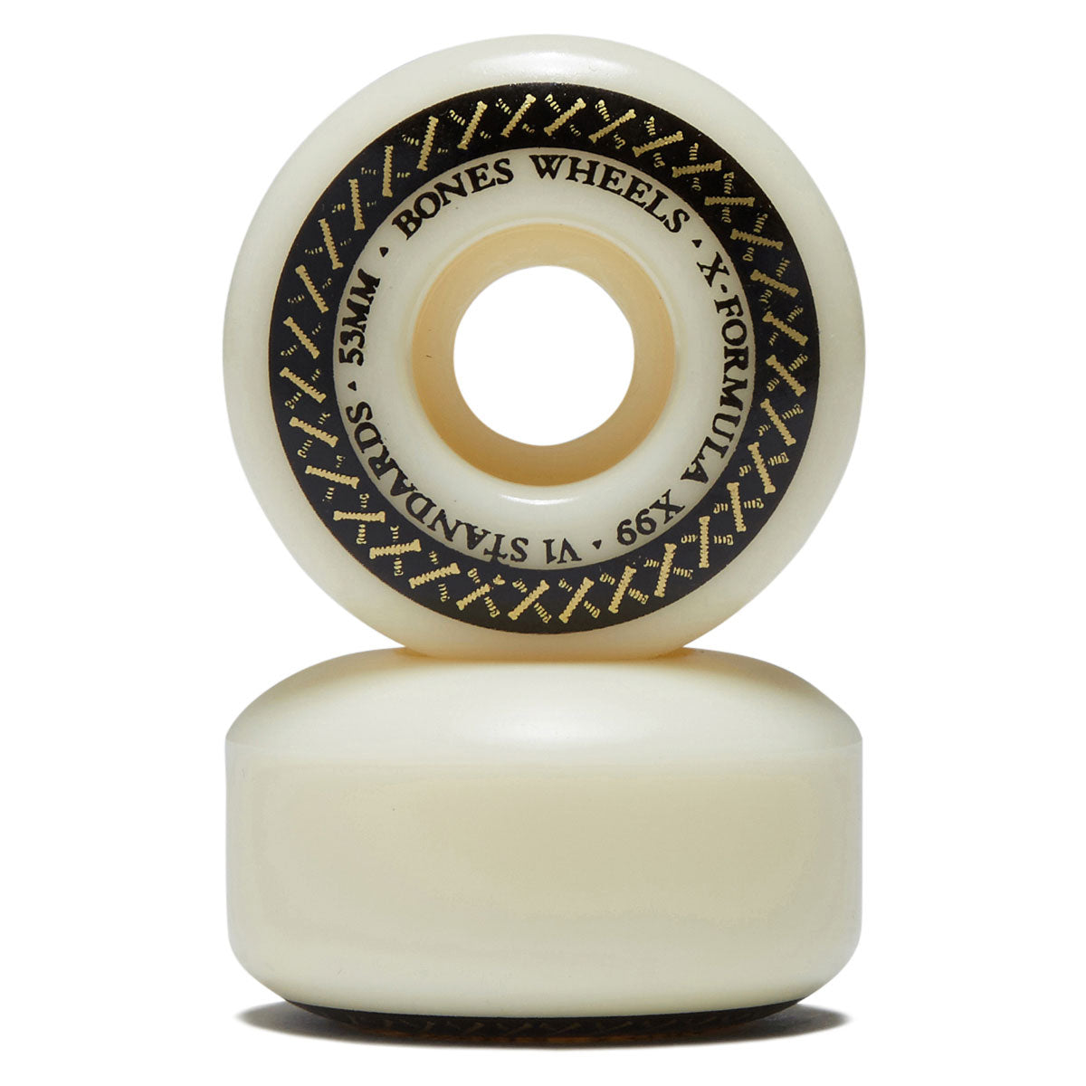 Bones X-Formula Standards 99a V1 Skateboard Wheels - 53mm image 2