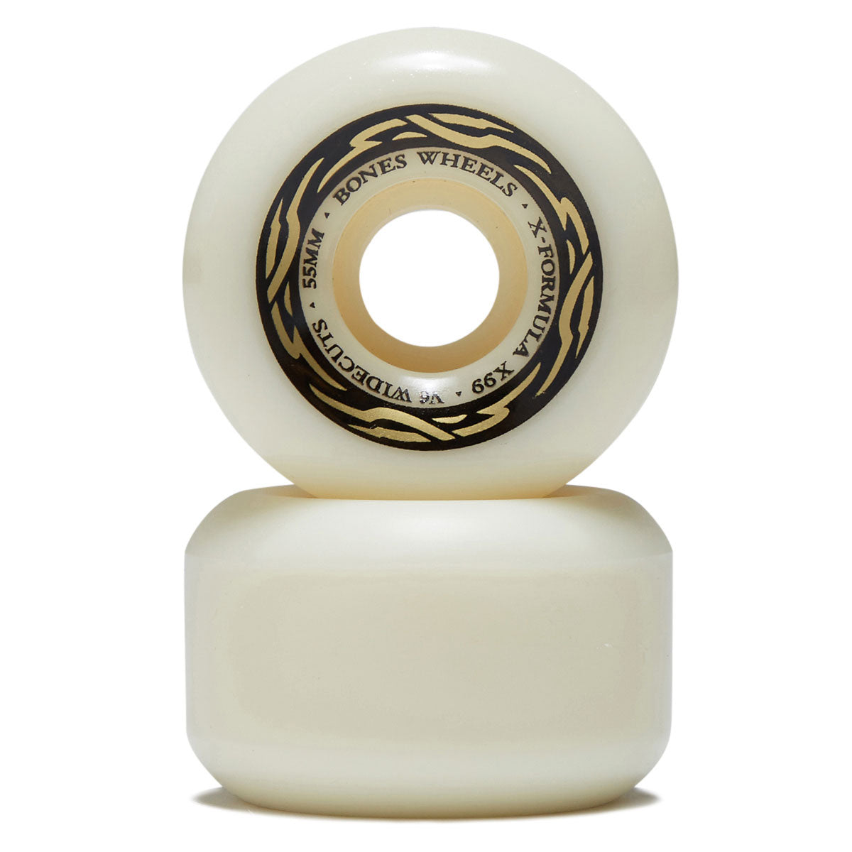 Bones X-Formula Widecuts 99a V6 Wide-Cut Skateboard Wheels - 55mm image 2