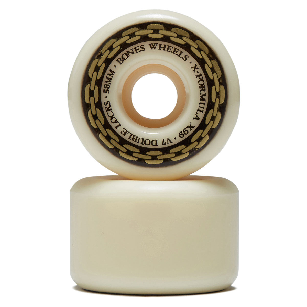Bones X-Formula Double Locks 99a V7 Double Lock Skateboard Wheels - 58mm image 2