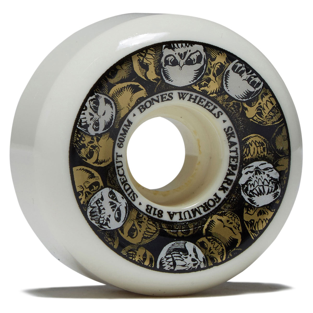 Bones SPF Sidecuts 101a V5 Sidecut Skateboard Wheels - 60mm image 1