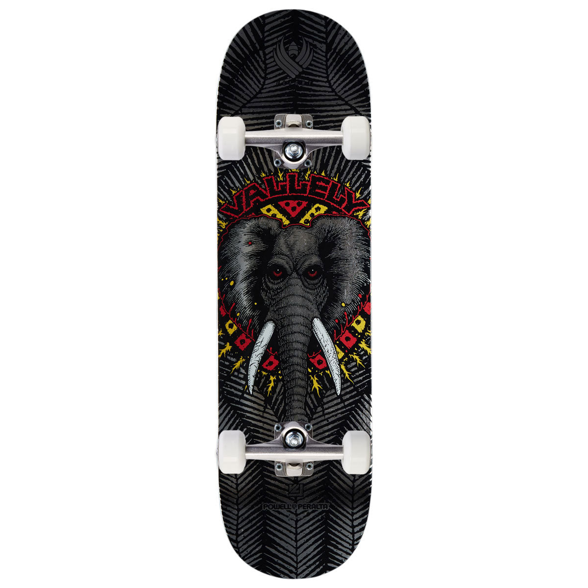Powell-Peralta Flight Mike Vallely Elephant 02 Skateboard Complete - Silver Foil - 8.63