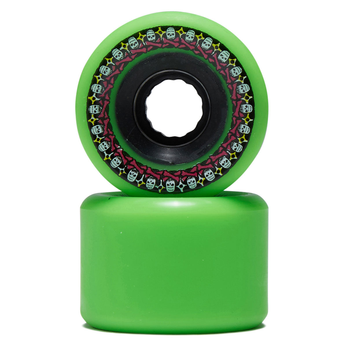 Bones ATF Rough Riders 80a Skateboard Wheels - Green - 56mm image 2