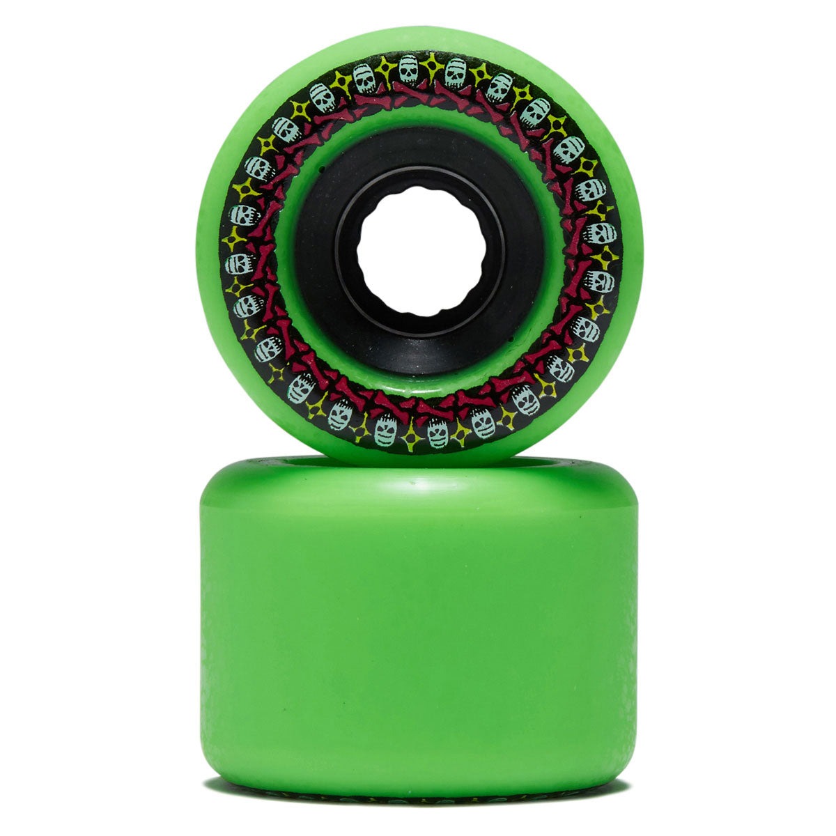 Bones ATF Rough Riders 80a Skateboard Wheels - Green - 59mm image 2